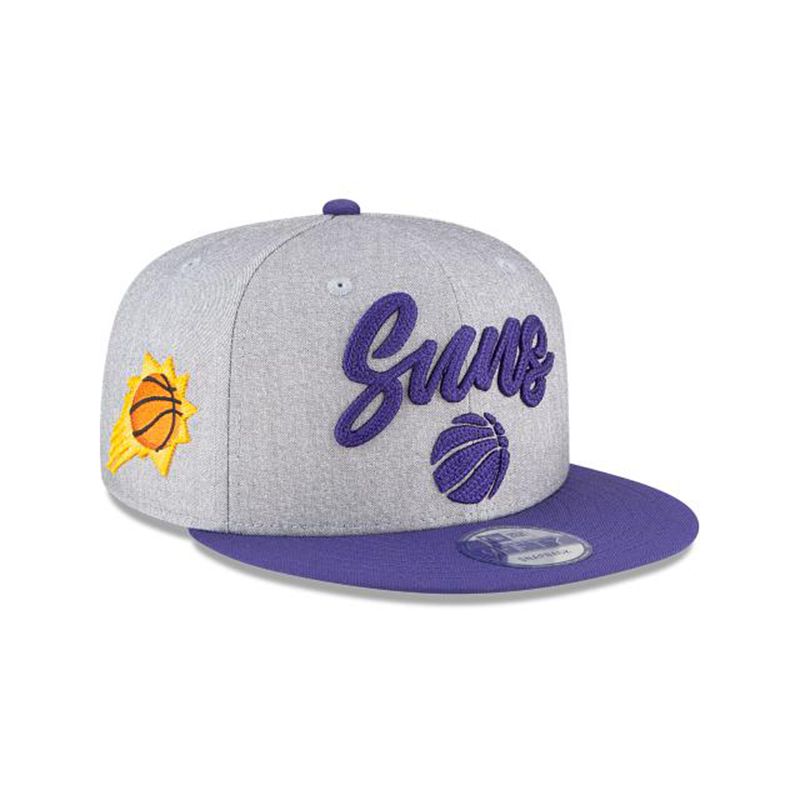 NBA Phoenix Suns Official Draft 9Fifty Snapback (CPV8813) - Grey New Era Caps